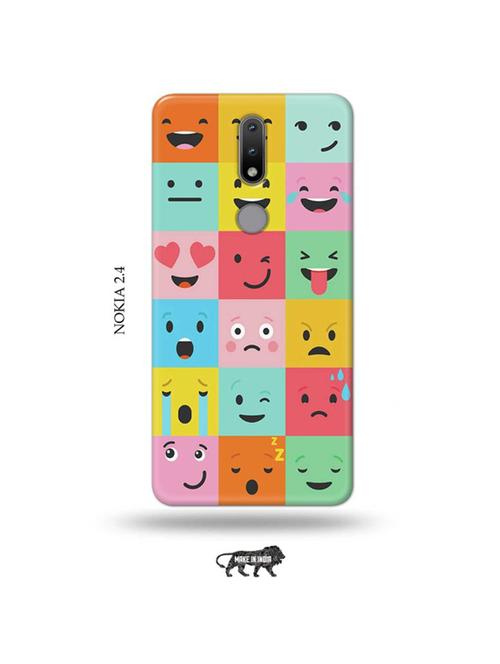 emojies back cover compatible with nokia 2.4 - 19026537 - Very Small Image - 1