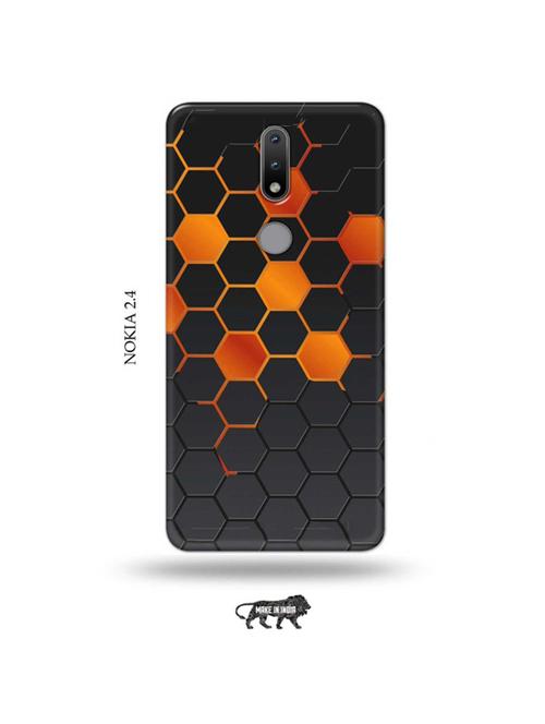 orange honey combs back cover compatible with nokia 2.4 - 19026553 - Very Small Image - 1