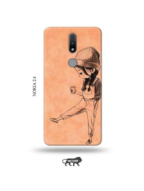 tweakymod designer printed hard case | kiddo girl back cover compatible with nokia 2.4 - 19026579 - Very Small Image - 1