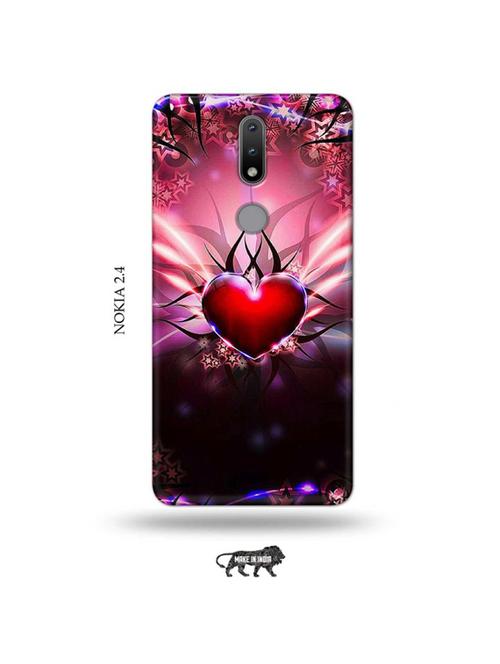 heart back cover compatible with nokia 2.4 - 19026601 - Very Small Image - 1