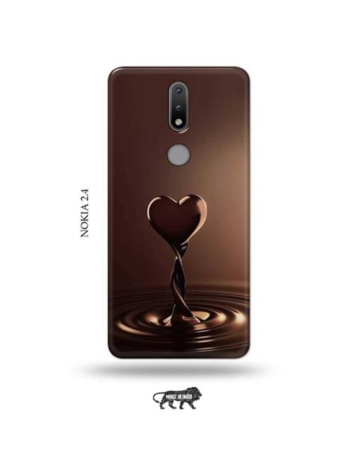 chocolate heart back cover compatible with nokia 2.4 - 19026618 - Very Small Image - 1