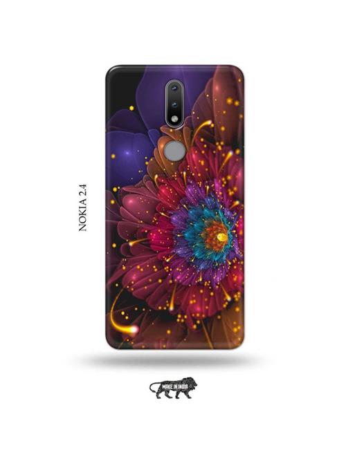 flowers back cover compatible with nokia 2.4 - 19026666 - Very Small Image - 1