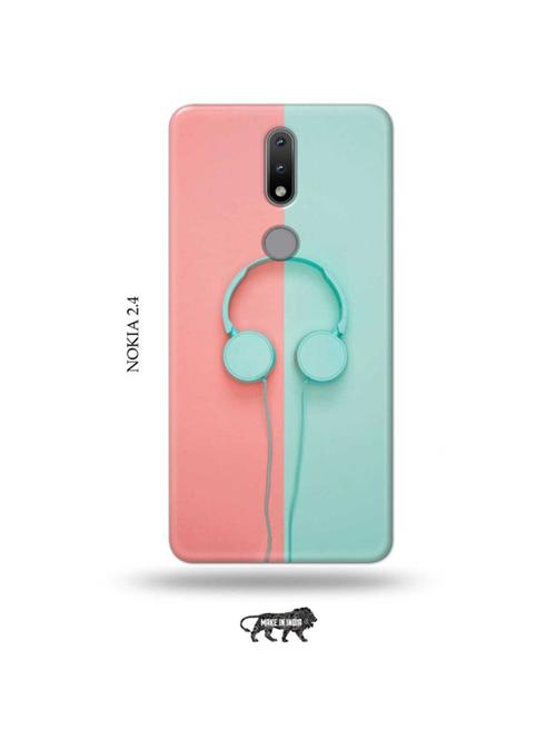 hipster headset back cover compatible with nokia 2.4 - 19026692 - Very Small Image - 1