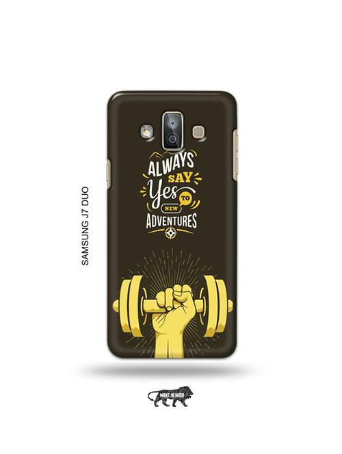 always say yes back cover compatible with samsung j7 duo - 19027456 - Very Small Image - 1