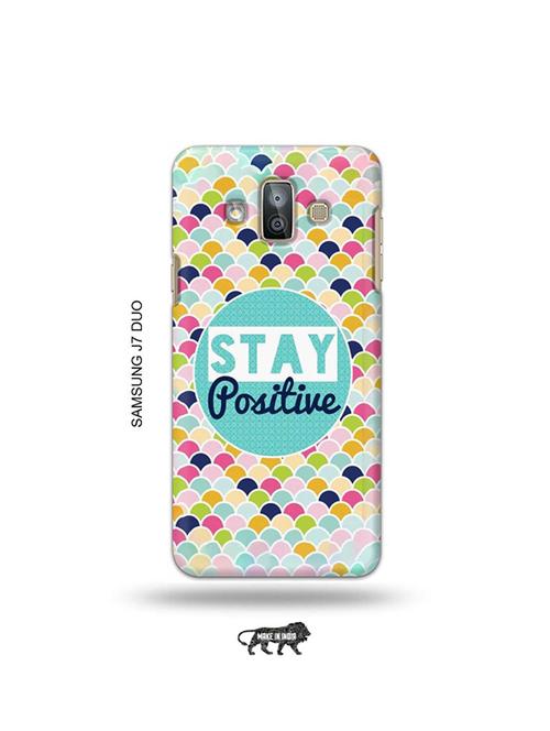 stay positive back cover compatible with samsung j7 duo - 19027467 - Very Small Image - 1