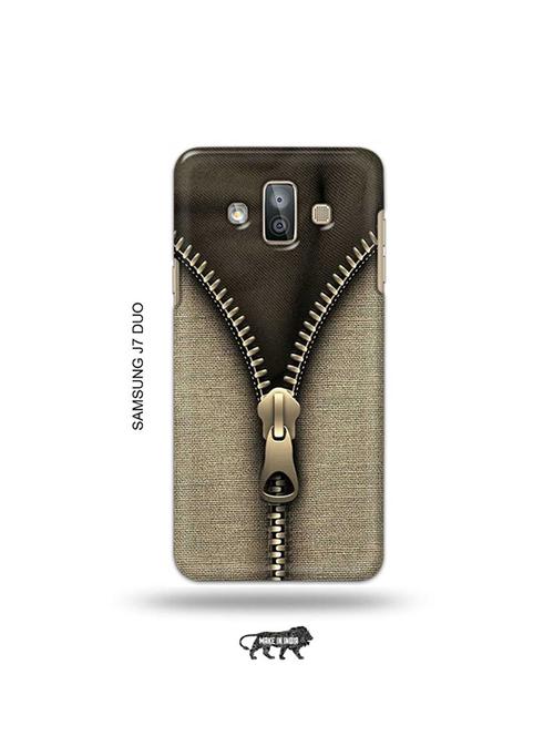 zipper back cover compatible with samsung j7 duo - 19027473 - Very Small Image - 1