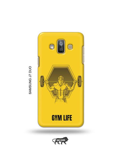 gym life back cover compatible with samsung j7 duo - 19027525 - Very Small Image - 1