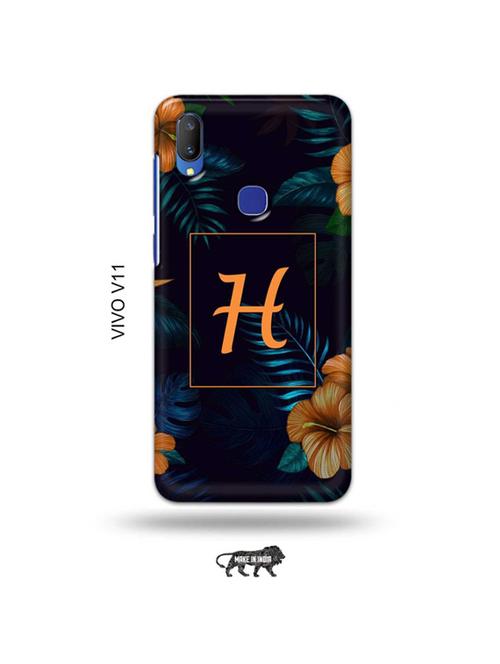 floral h back cover compatible with vivo v11 - 19027821 - Very Small Image - 1