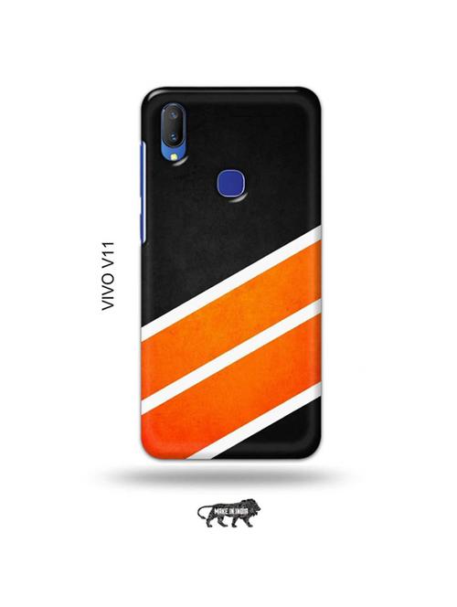 orange strips back cover compatible with vivo v11 - 19027879 - Very Small Image - 1