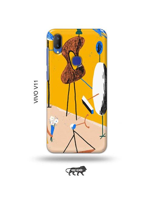 tribal art back cover compatible with vivo v11 - 19027915 - Very Small Image - 1