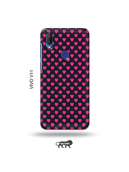 pink hearts back cover compatible with vivo v11 - 19028162 - Very Small Image - 1
