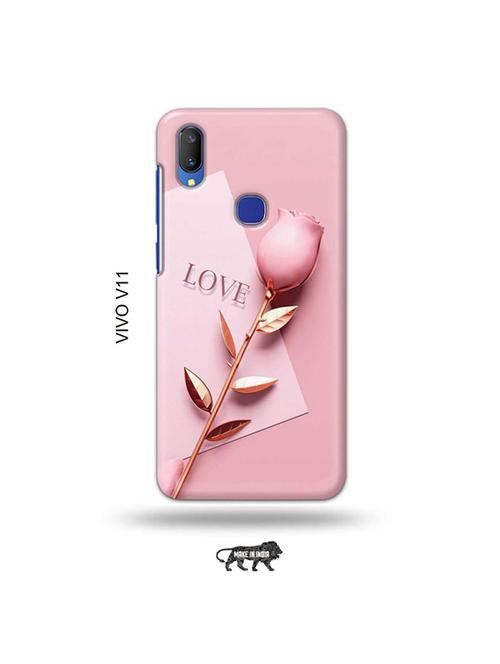 flower love back cover compatible with vivo v11 - 19028182 - Very Small Image - 1