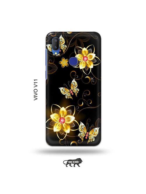 flowers back cover compatible with vivo v11 - 19028188 - Very Small Image - 1