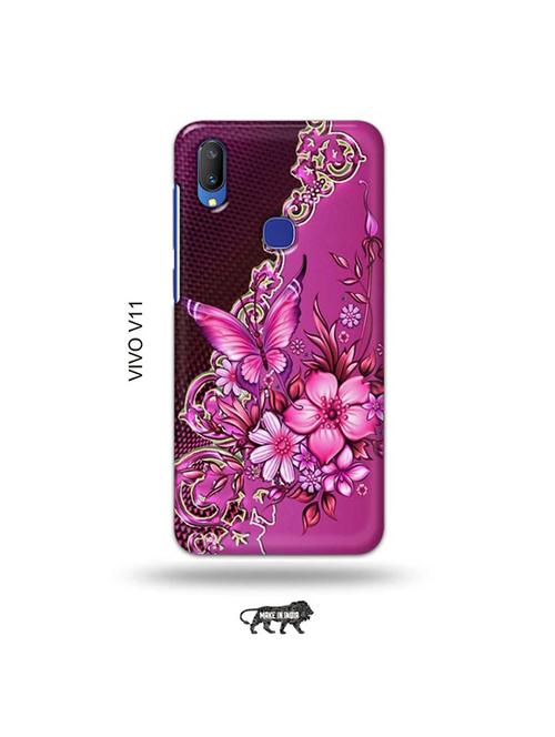flowers back cover compatible with vivo v11 - 19028196 - Very Small Image - 1