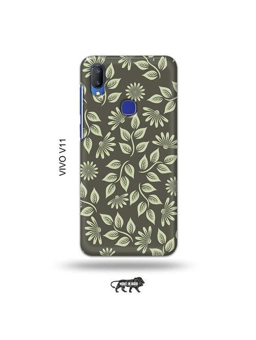 flowers back cover compatible with vivo v11 - 19028206 - Very Small Image - 1