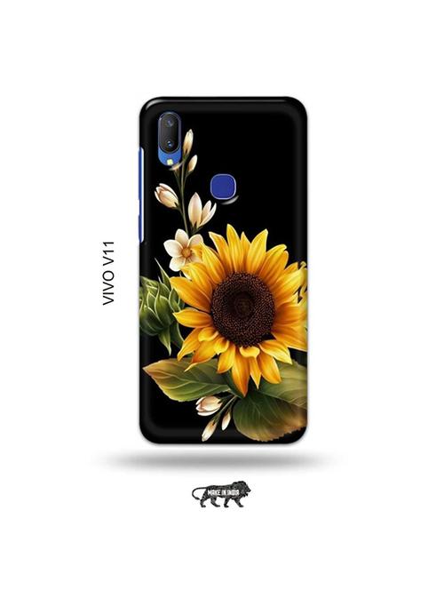 flowers back cover compatible with vivo v11 - 19028212 - Very Small Image - 1