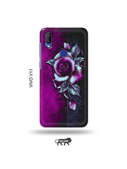 flowers back cover compatible with vivo v11 - 19028222 - Very Small Image - 1