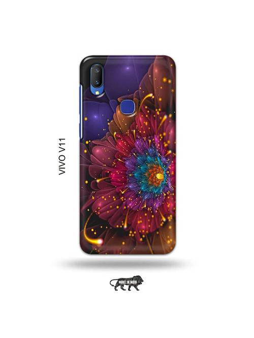 flowers back cover compatible with vivo v11 - 19028223 - Very Small Image - 1