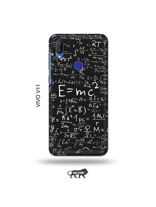 tweakymod designer printed hard case | e=mc2 back cover compatible with vivo v11 - 19028239 - Very Small Image - 1
