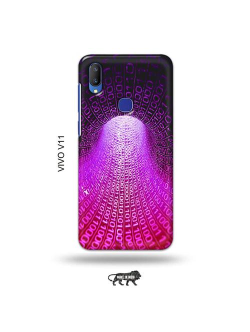 tweakymod designer printed hard case | data flow back cover compatible with vivo v11 - 19028244 - Very Small Image - 1