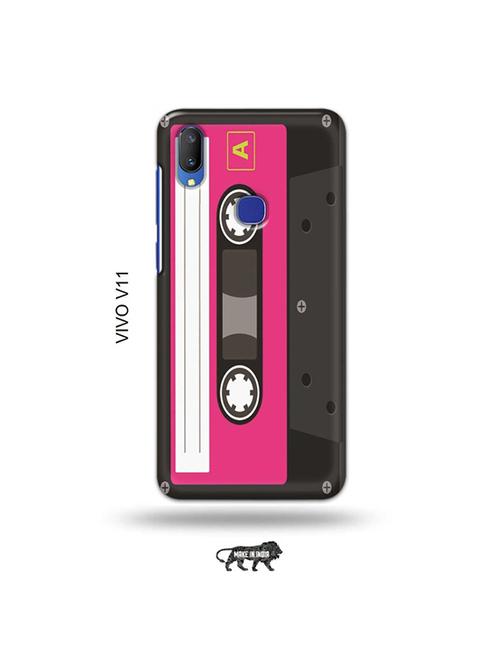 tweakymod designer printed hard case | casatte pink back cover compatible with vivo v11 - 19028251 - Very Small Image - 1