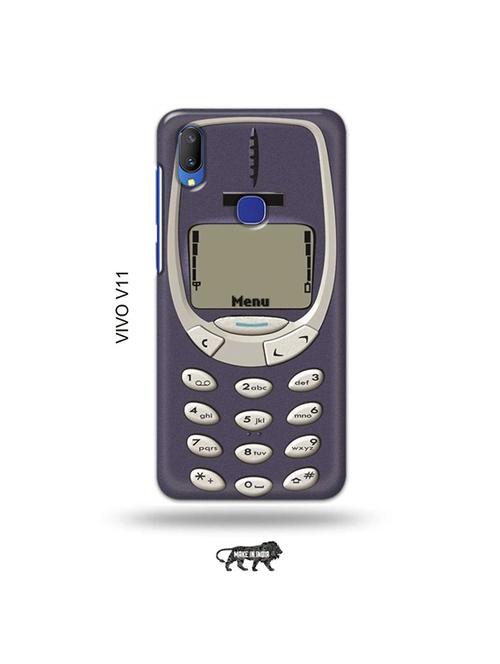 tweakymod designer printed hard case | classic mobile back cover compatible with vivo v11 - 19028253 - Very Small Image - 1