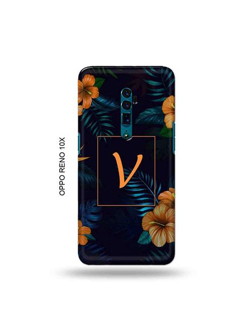 floral v back cover compatible with oppo reno 10x zoom - 19028873 - Very Small Image - 1
