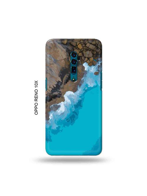 tweakymod designer printed hard case | rock water back cover compatible with oppo reno 10x zoom - 19028929 - Very Small Image - 1