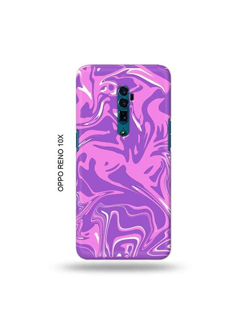 tweakymod designer printed hard case | messy pink back cover compatible with oppo reno 10x zoom - 19028930 - Very Small Image - 1