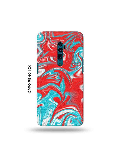 messy blue red back cover compatible with oppo reno 10x zoom - 19028947 - Very Small Image - 1