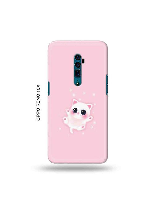 tweakymod designer printed hard case | cute kitty back cover compatible with oppo reno 10x zoom - 19028973 - Very Small Image - 1