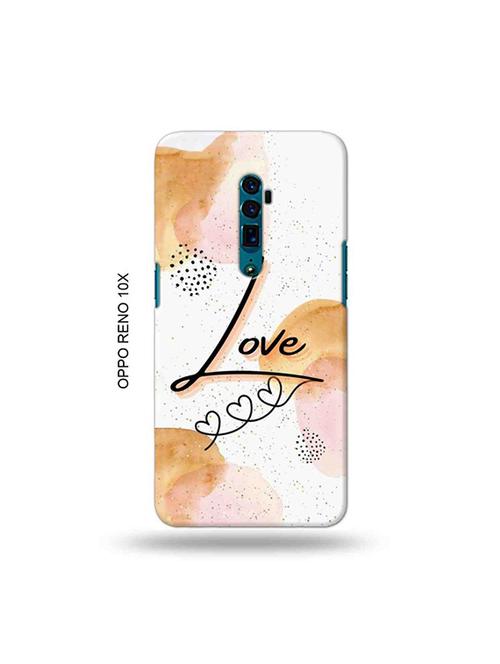tweakymod designer printed hard case | love back cover compatible with oppo reno 10x zoom - 19029216 - Very Small Image - 1