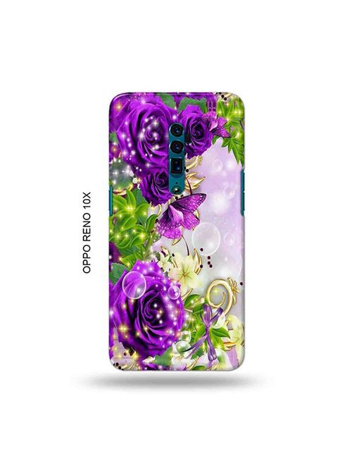 tweakymod designer printed hard case | flowers back cover compatible with oppo reno 10x zoom - 19029231 - Very Small Image - 1