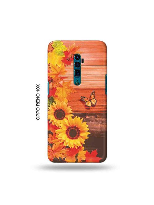 tweakymod designer printed hard case | flowers back cover compatible with oppo reno 10x zoom - 19029247 - Very Small Image - 1