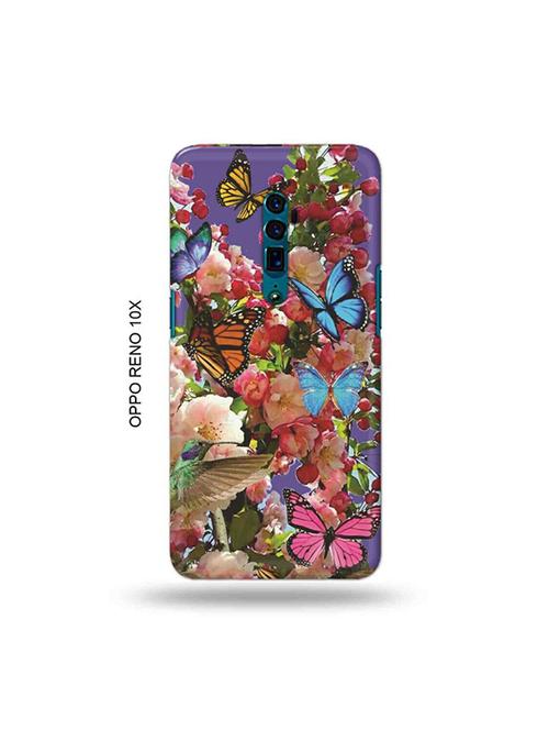 tweakymod designer printed hard case | flowers back cover compatible with oppo reno 10x zoom - 19029248 - Very Small Image - 1