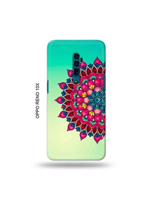 tweakymod designer printed hard case | flowers back cover compatible with oppo reno 10x zoom - 19029263 - Very Small Image - 1