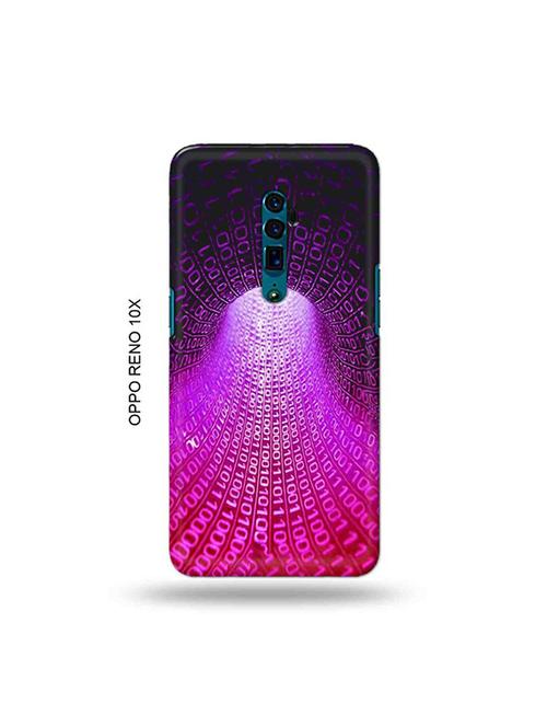 tweakymod designer printed hard case | data flow back cover compatible with oppo reno 10x zoom - 19029282 - Very Small Image - 1