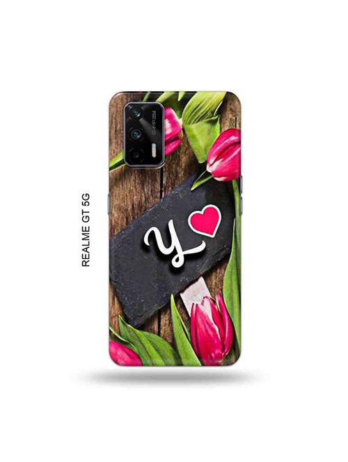 tweakymod designer printed hard case | flower letter y back cover compatible with realme gt 5g, x7 max - 19029341 - Very Small Image - 1