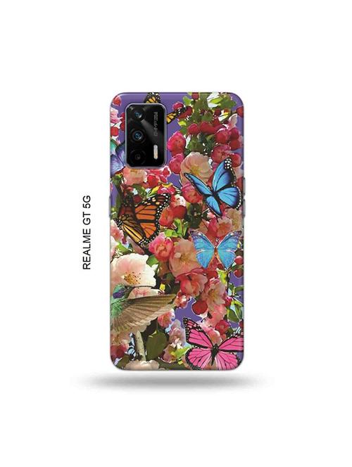 flowers back cover compatible with realme gt 5g, x7 max - 19029767 - Very Small Image - 1