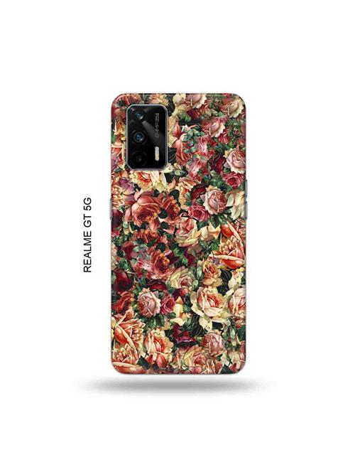 flowers back cover compatible with realme gt 5g, x7 max - 19029776 - Very Small Image - 1