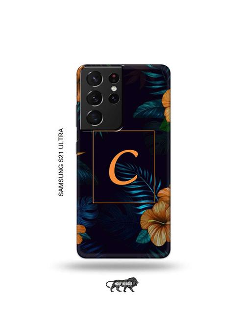 floral c back cover compatible with samsung s21 ultra - 19029892 - Very Small Image - 1