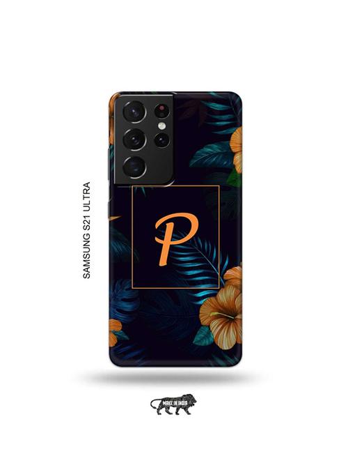 tweakymod designer printed hard case | floral p back cover compatible with samsung s21 ultra - 19029905 - Very Small Image - 1
