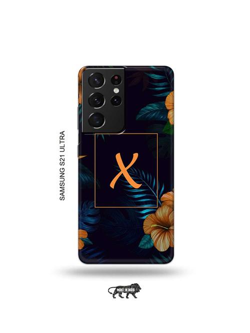 floral x back cover compatible with samsung s21 ultra - 19029913 - Very Small Image - 1