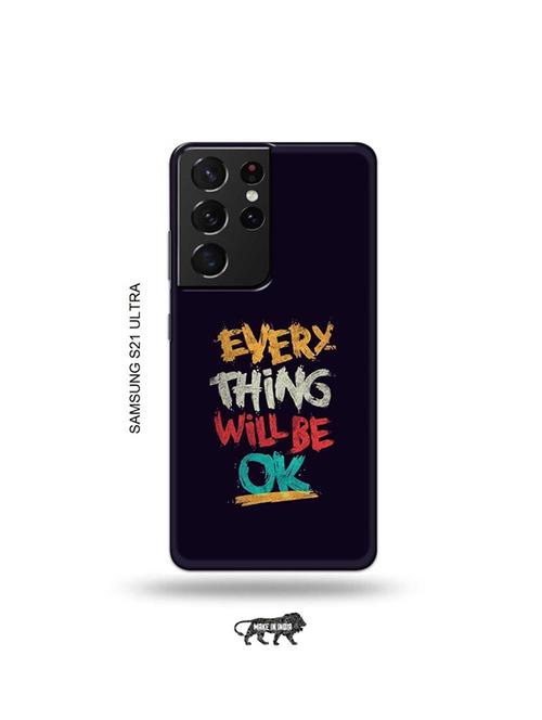 every thing will be ok back cover compatible with samsung s21 ultra - 19030034 - Very Small Image - 1