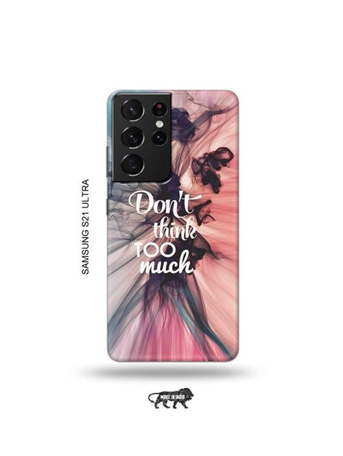 don't think too much back cover compatible with samsung s21 ultra - 19030038 - Very Small Image - 1