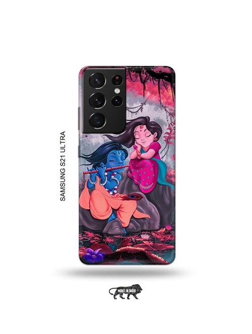 radha krishna back cover compatible with samsung s21 ultra - 19030098 - Very Small Image - 1