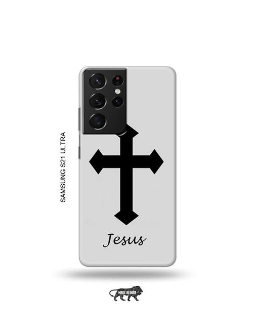 jesus cross back cover compatible with samsung s21 ultra - 19030101 - Very Small Image - 1