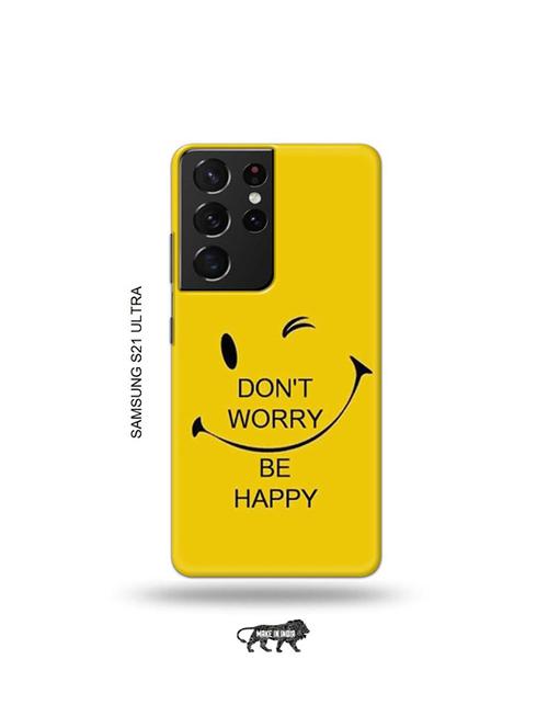 funny face yellow back cover compatible with samsung s21 ultra - 19030141 - Very Small Image - 1