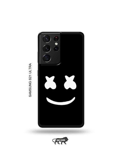 funny face back cover compatible with samsung s21 ultra - 19030142 - Very Small Image - 1