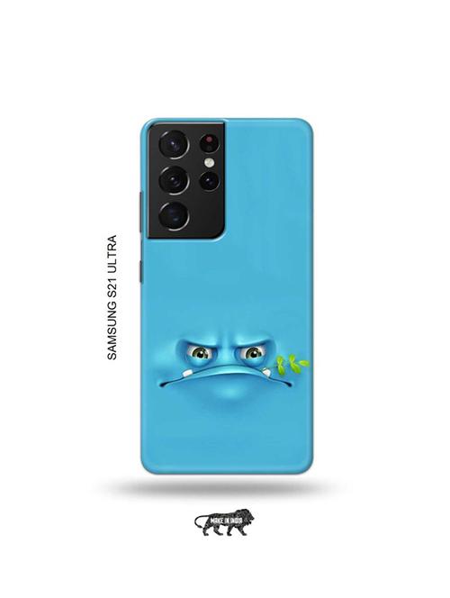 funny face emoji back cover compatible with samsung s21 ultra - 19030145 - Very Small Image - 1